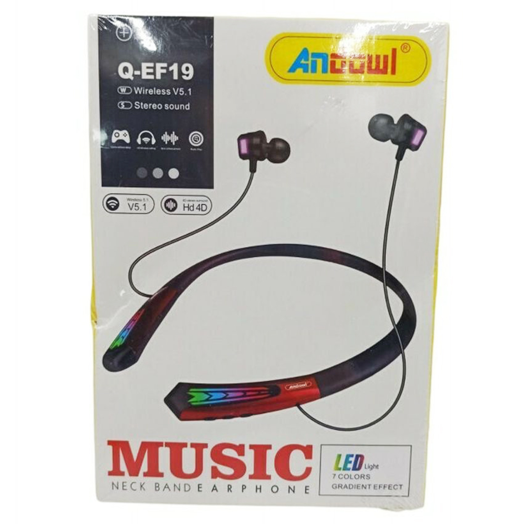 Andowl Q-EF19 In-ear Bluetooth Handsfree Ακουστικά Μαύρα