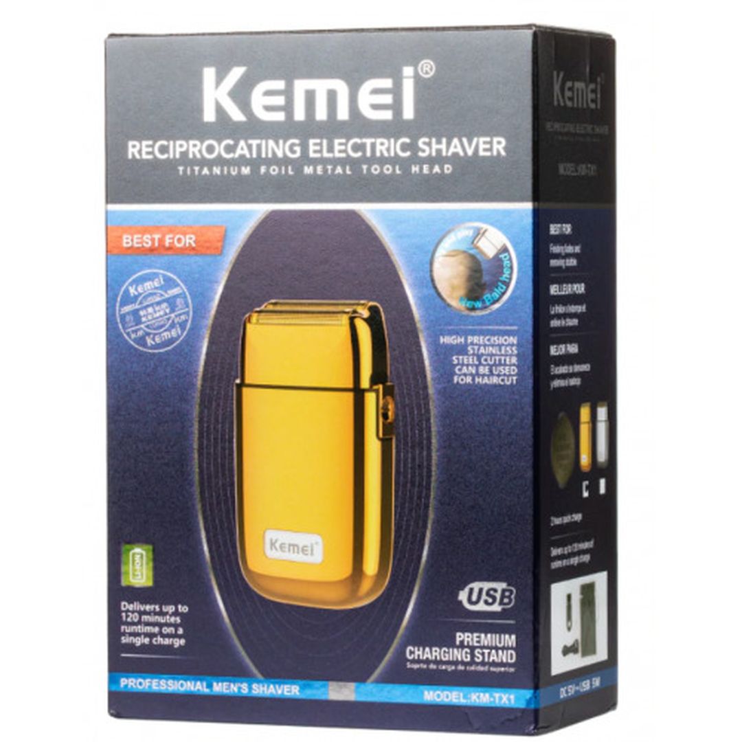 Kemei KM-TX1 Ξυριστική Μηχανή Προσώπου Επαναφορτιζόμενη