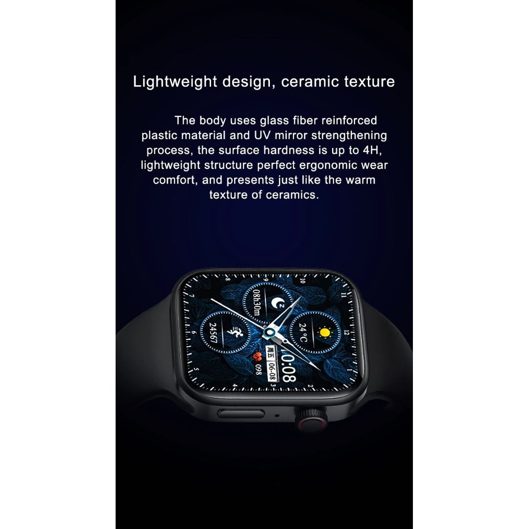 N76 Smartwatch με Παλμογράφο (Μπλε)