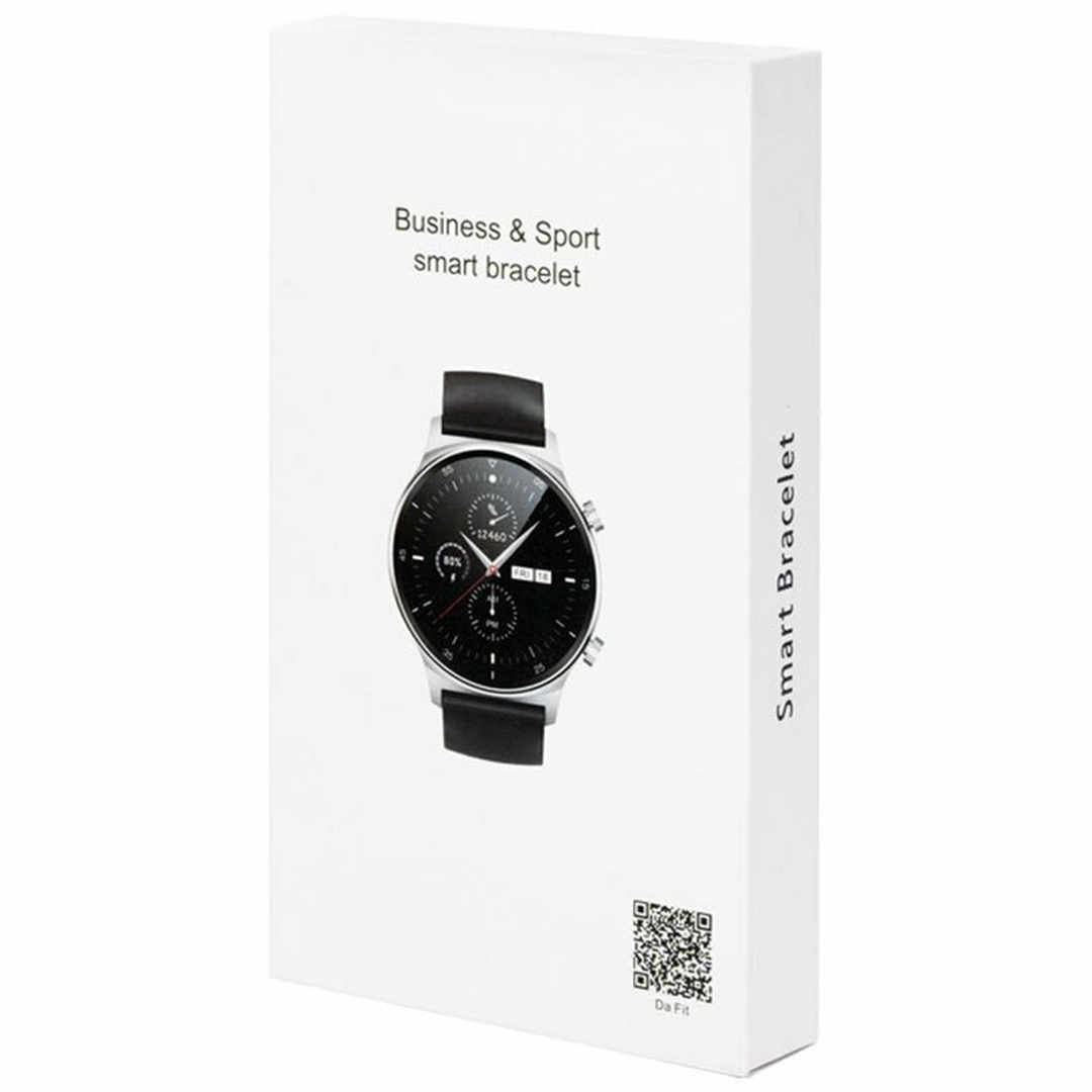 NK09 Smartwatch με Παλμογράφο (Μαύρο)