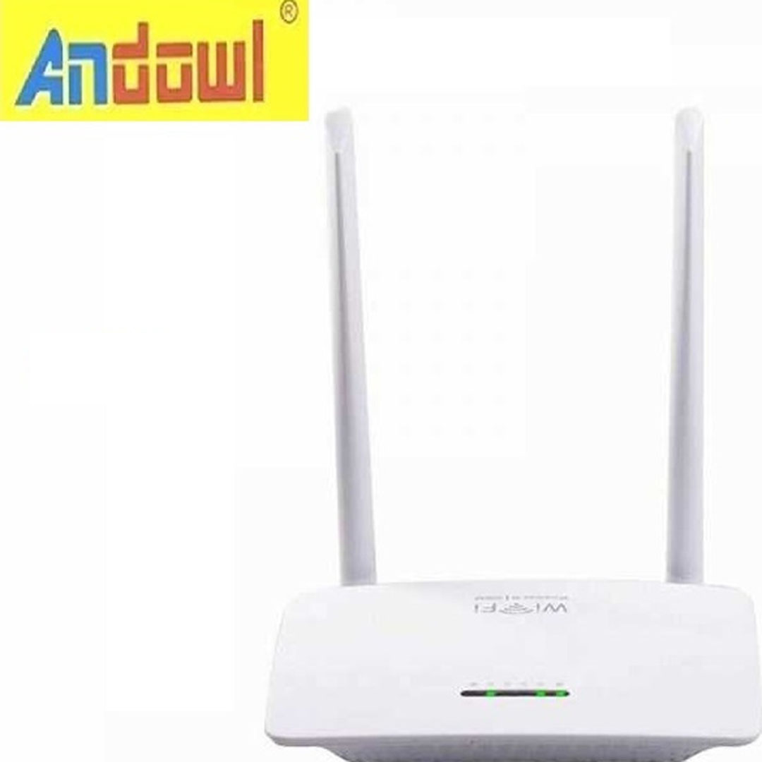 Ασύρματο modem router υψηλής μετάδοσης 900MBPS Wi-Fi Wireless ADSL2 και Access Point Andowl Q-A14 λευκό