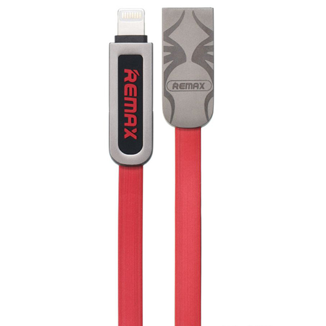 Remax Armor RC-067t Flat USB to Lightning / micro USB Cable Κόκκινο 1m