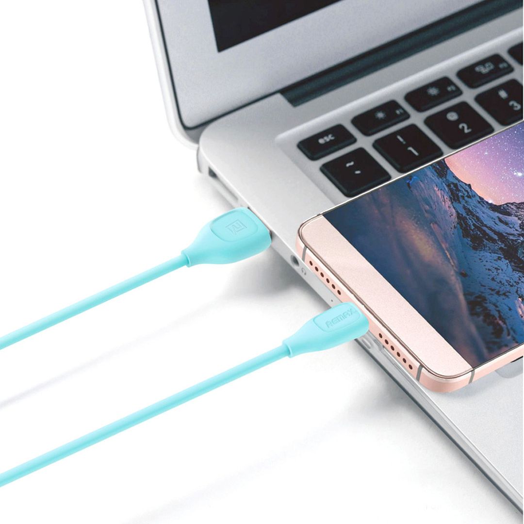 Remax Regular USB to Lightning Cable Ροζ 1m (Lesu)