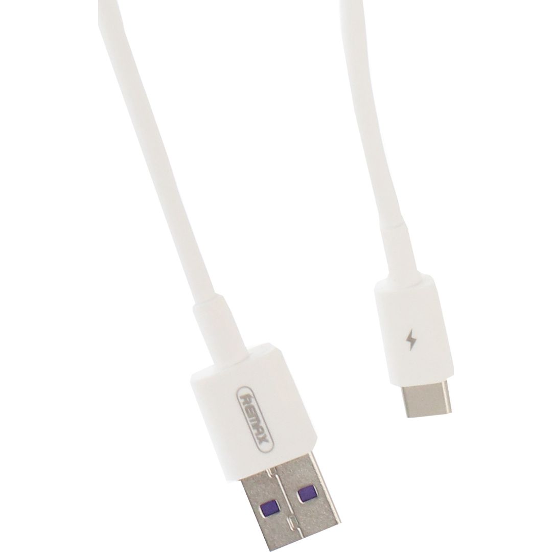 Remax USB 2.0 Cable USB-C male - USB-A male Λευκό 2m (RC-183A)