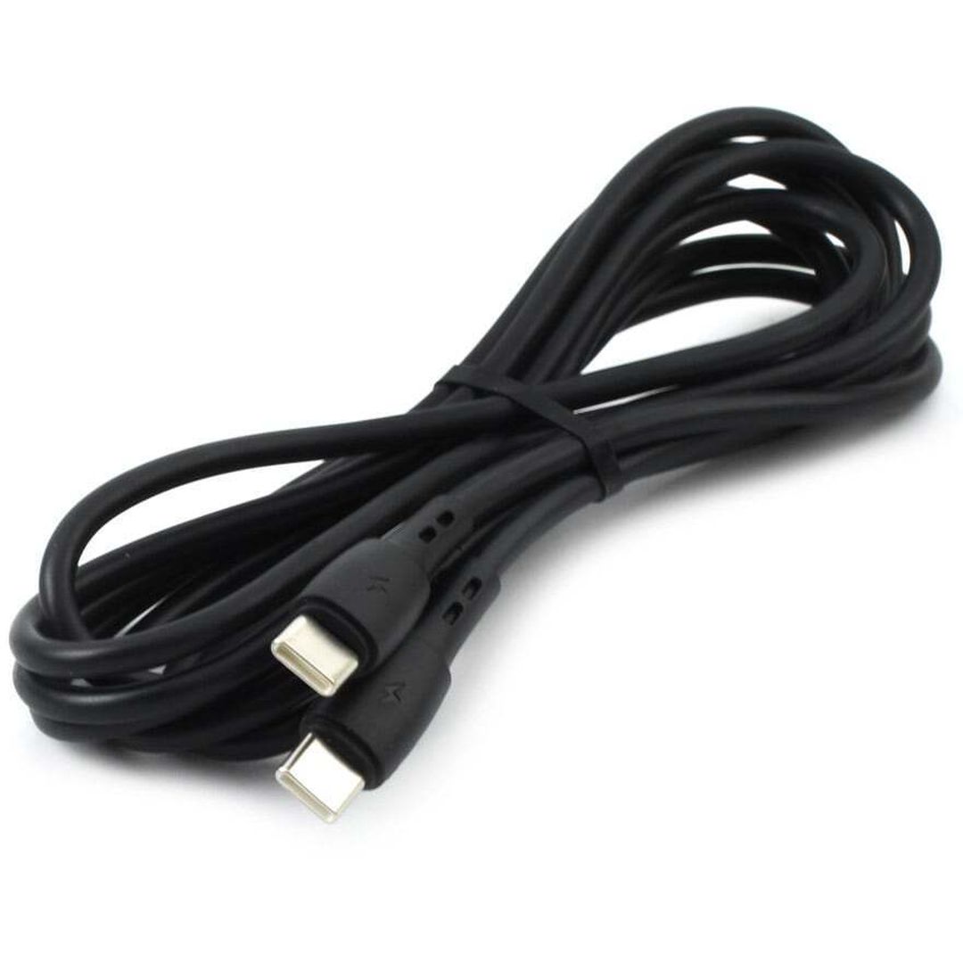 Moxom MX-CB135 USB 2.0 Cable USB-C male - USB-C male 60W Μαύρο 2m