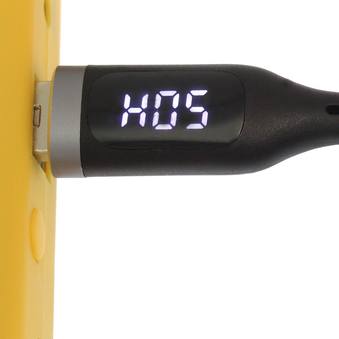 Moxom LED USB 2.0 to micro USB Cable Μαύρο 1m (MX-CB39)