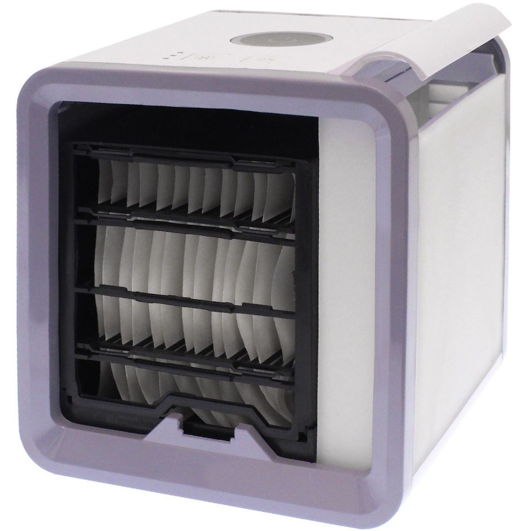 Andowl Φορητό Mini Air Cooler με 3 Ταχύτητες και RGB LED Q-COOL7 Λευκό