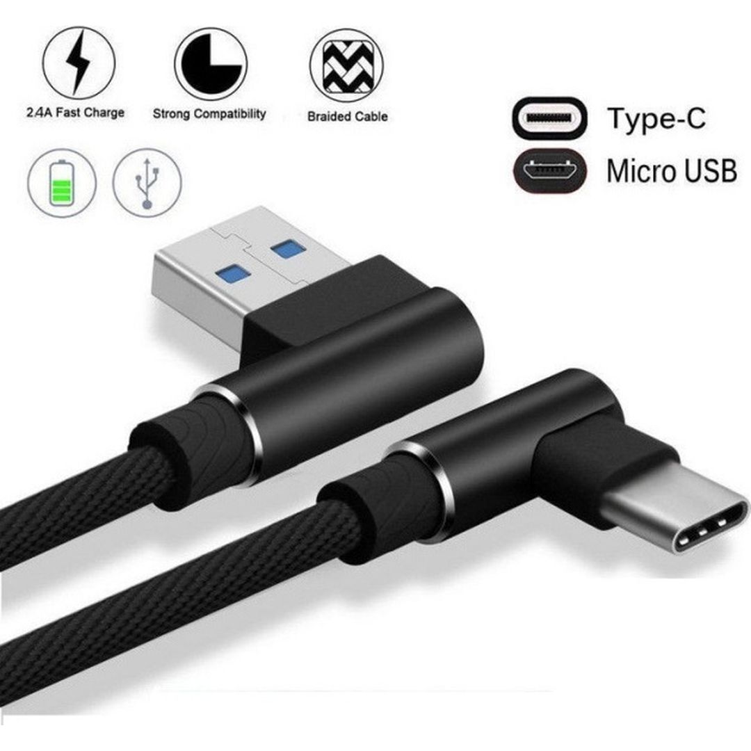 Awei Regular USB 2.0 Cable USB-C male - USB-A male Μαύρο 1.2m (CL-33)