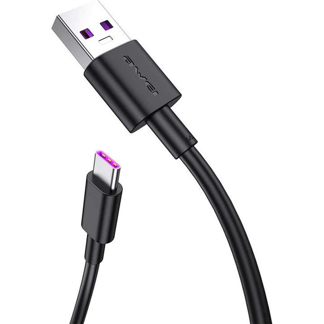 Awei Regular USB 2.0 to micro USB Cable Μαύρο 1m (CL-77M)
