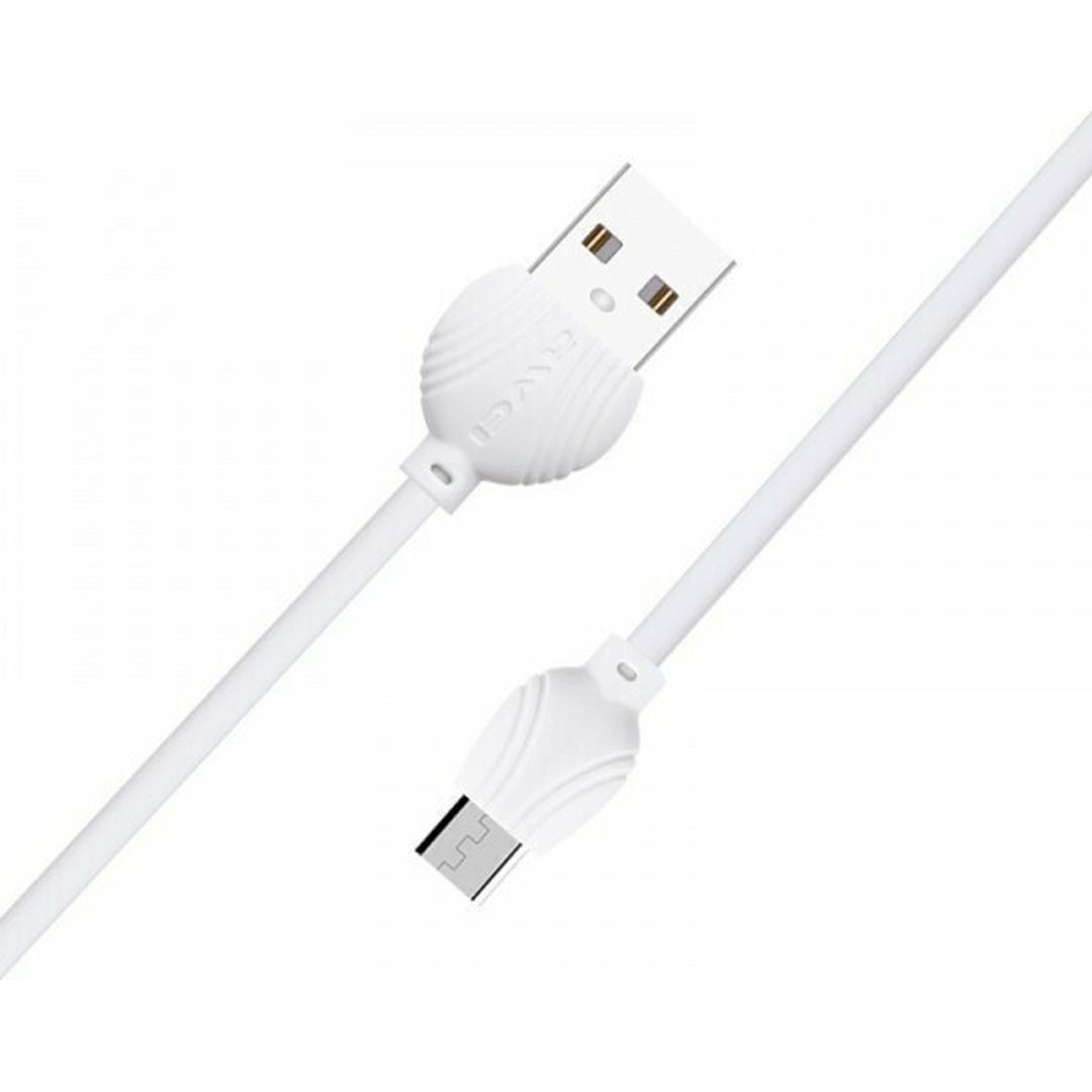 Awei Regular USB 2.0 to micro USB Cable Λευκό 1m (CL-61)