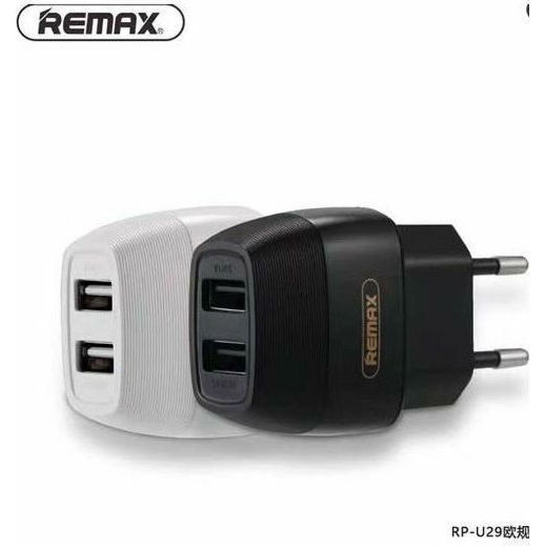 Remax Φορτιστής Χωρίς Καλώδιο με 2 Θύρες USB-A Μαύρος (RP-U29 )