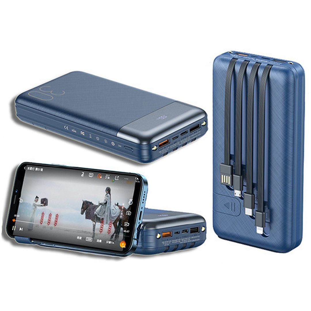 Remax RPP-199 Hunergy Series Power Bank 30000mAh 22.5W με Θύρα USB-A Power Delivery Μπλε