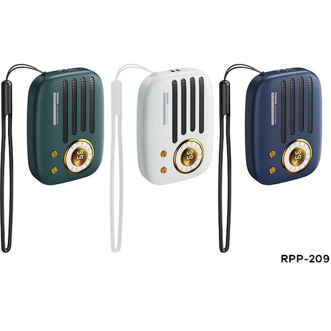 Remax RPP-209 Power Bank 10000mAh 22.5W με Θύρα USB-A και Θύρα USB-C Power Delivery Λευκό
