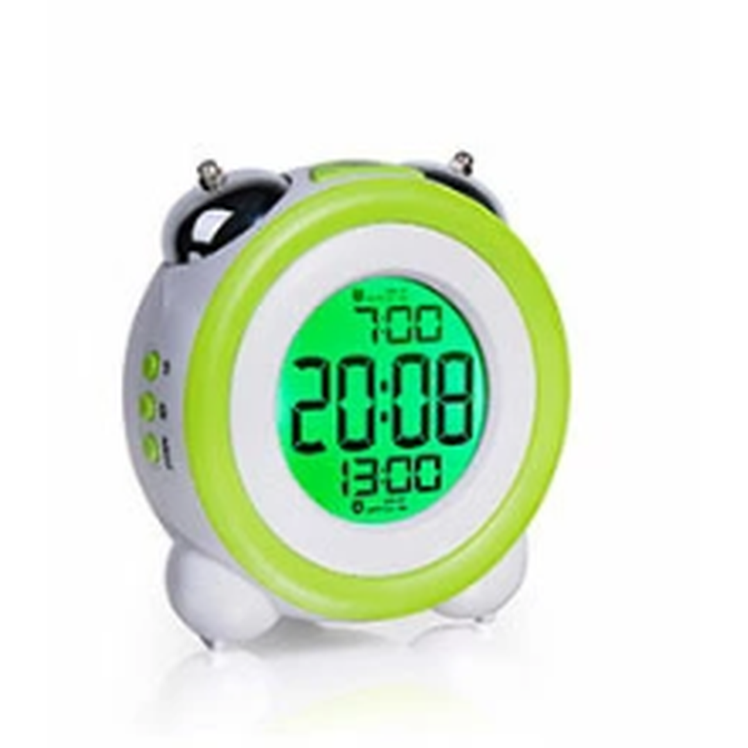 Ρολόι ξυπνητήρι GH0705  άσπρο-πράσινο
