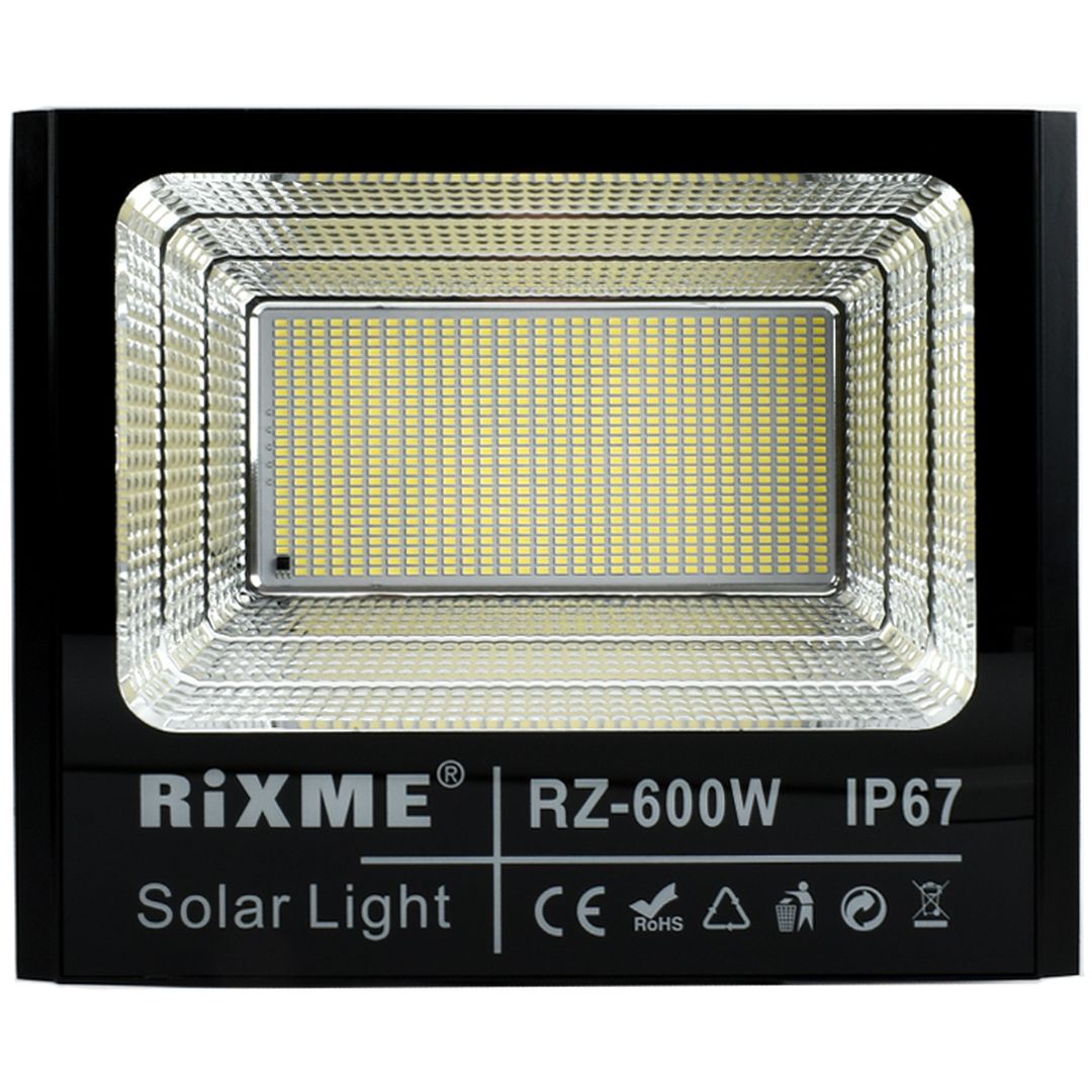 Στεγανός Ηλιακός Προβολέας LED 600W IP67 RZ-JBP600W