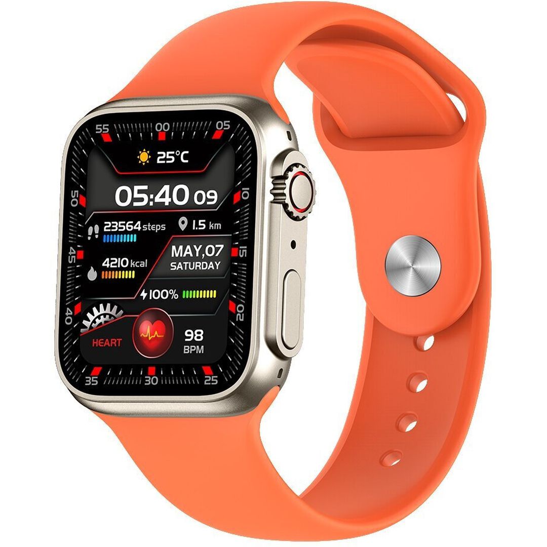 Z59 Ultra 45mm Smartwatch με Παλμογράφο (Πορτοκαλί)