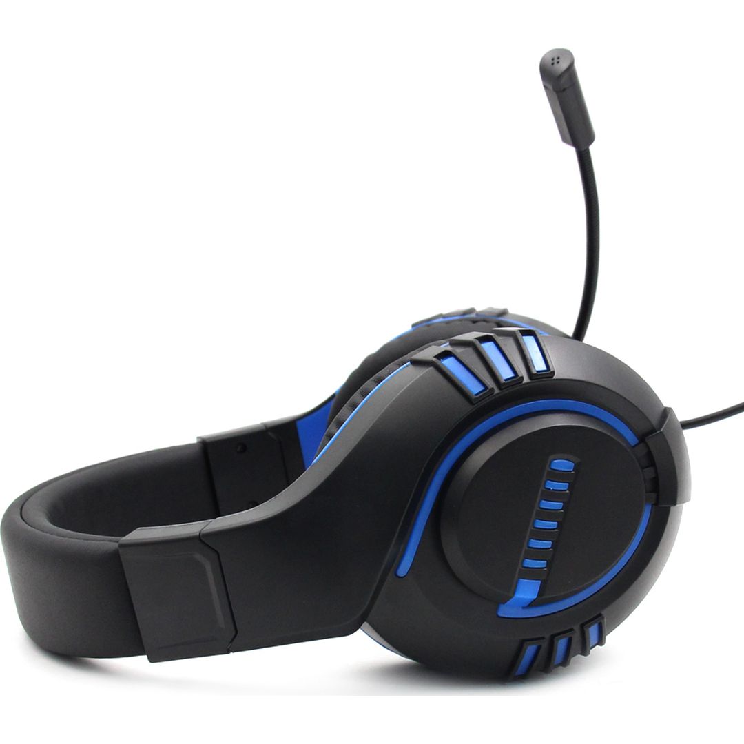 Komc G325 Over Ear Gaming Headset με σύνδεση USB / 3.5mm Black/Blue