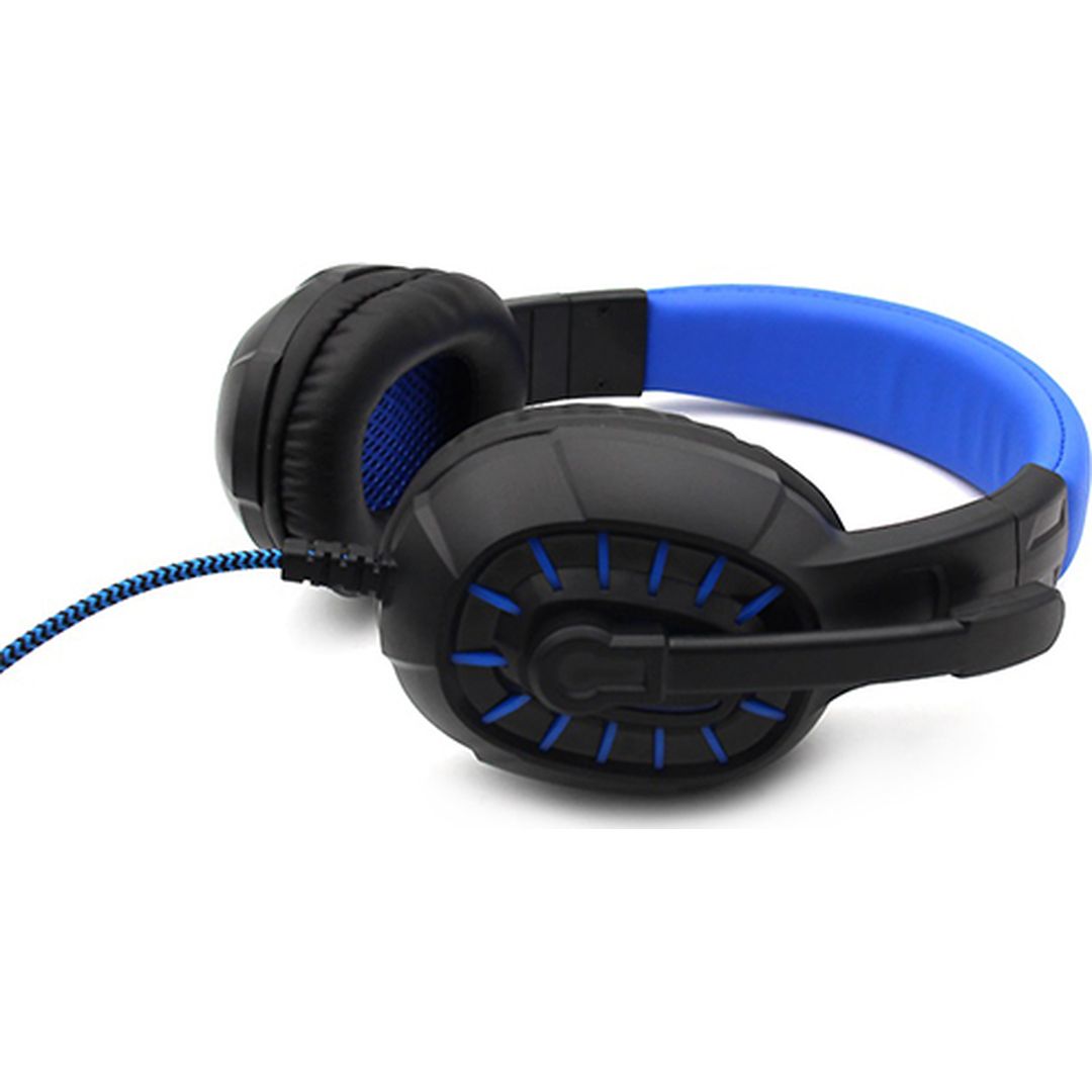 Komc M202 On Ear Gaming Headset με σύνδεση 3.5mm Μπλε