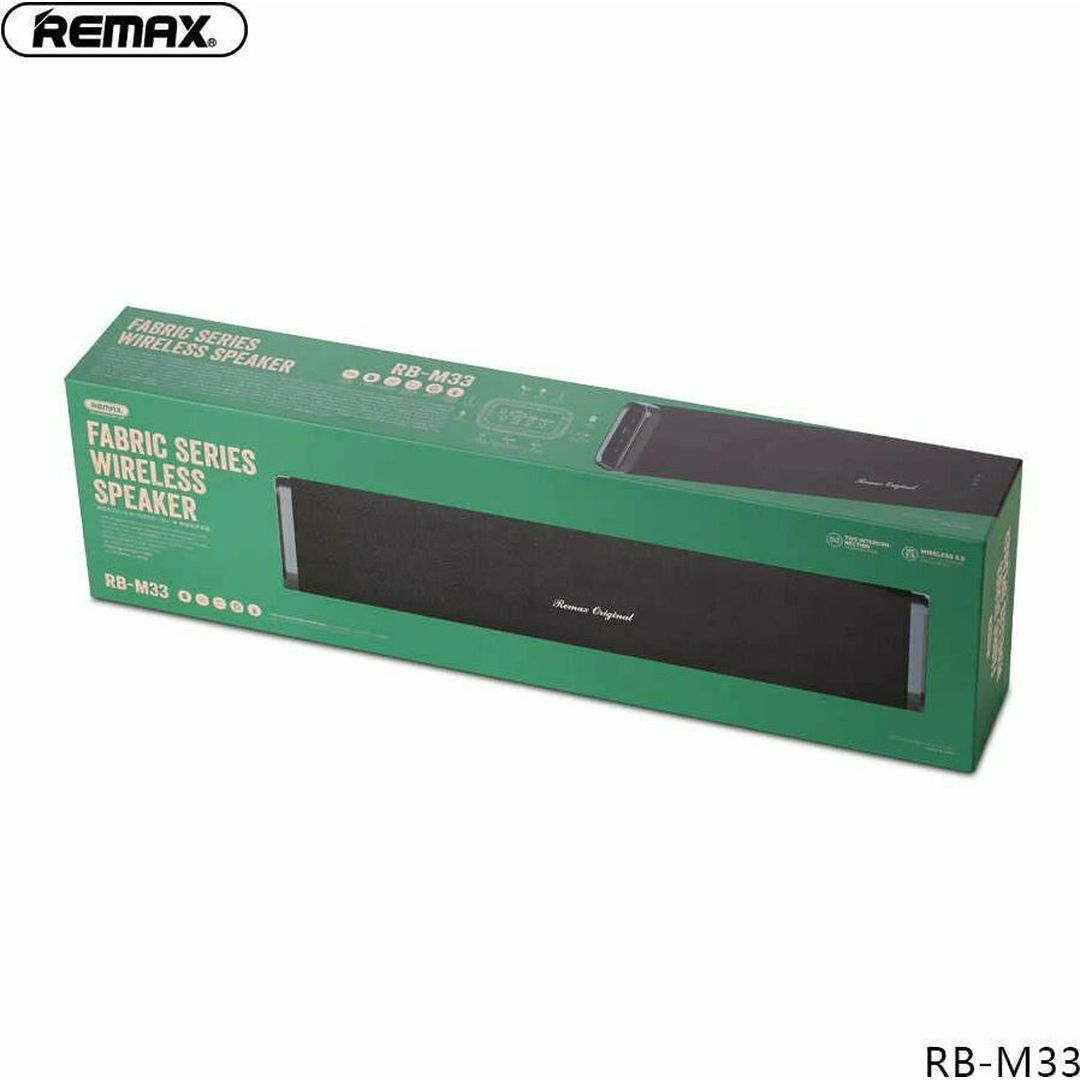 Remax RB-M33 Ηχείο Bluetooth 10W με Διάρκεια Μπαταρίας έως 6 ώρες Μαύρο