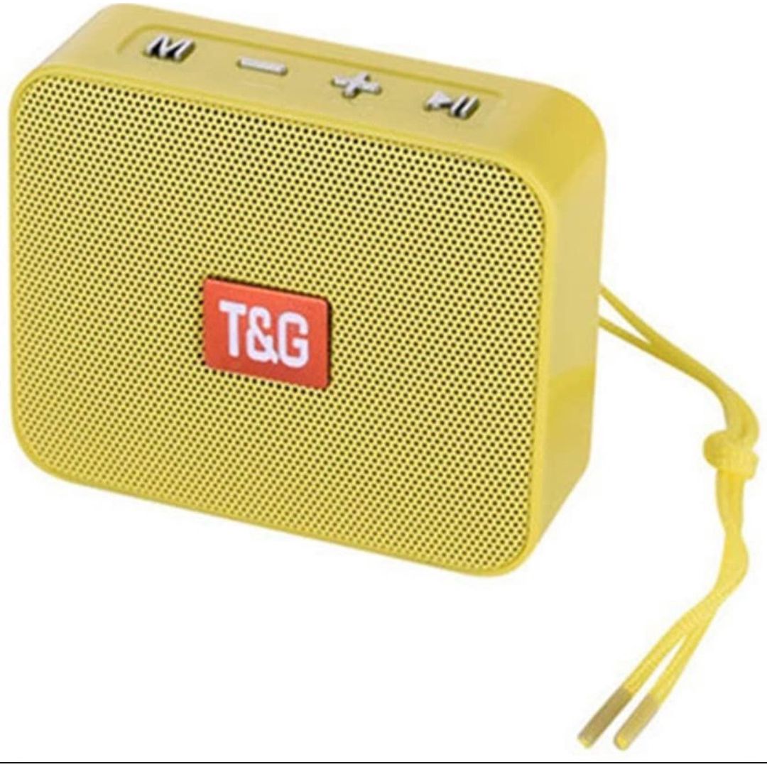 T&G TG-166 Ηχείο Bluetooth 5W με Διάρκεια Μπαταρίας έως 2 ώρες Κίτρινο