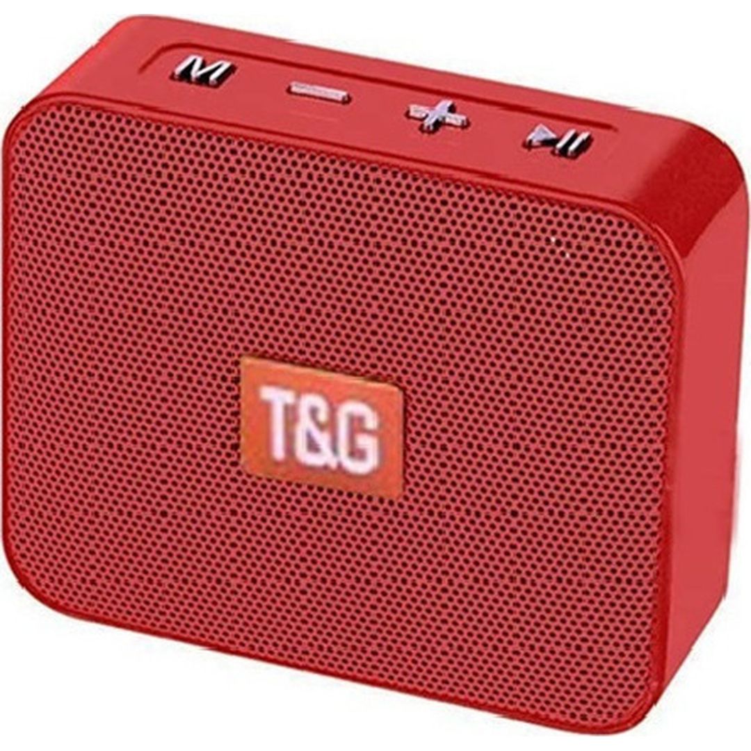 T&G TG-166 Ηχείο Bluetooth 5W με Διάρκεια Μπαταρίας έως 2 ώρες Κόκκινο