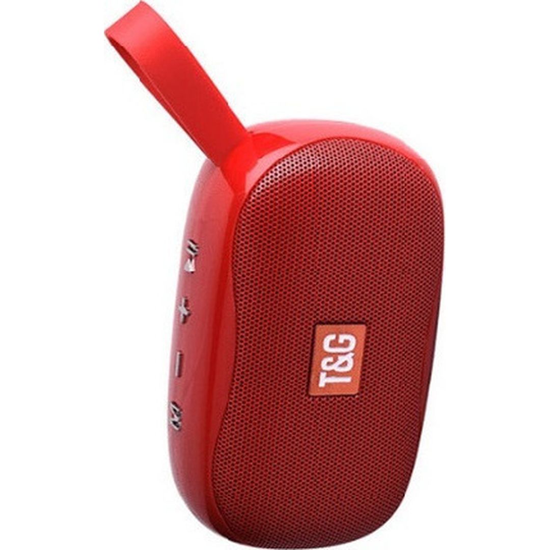 T&G TG-173 Ηχείο Bluetooth 5W με Ραδιόφωνο και Διάρκεια Μπαταρίας έως 6 ώρες Κόκκινο