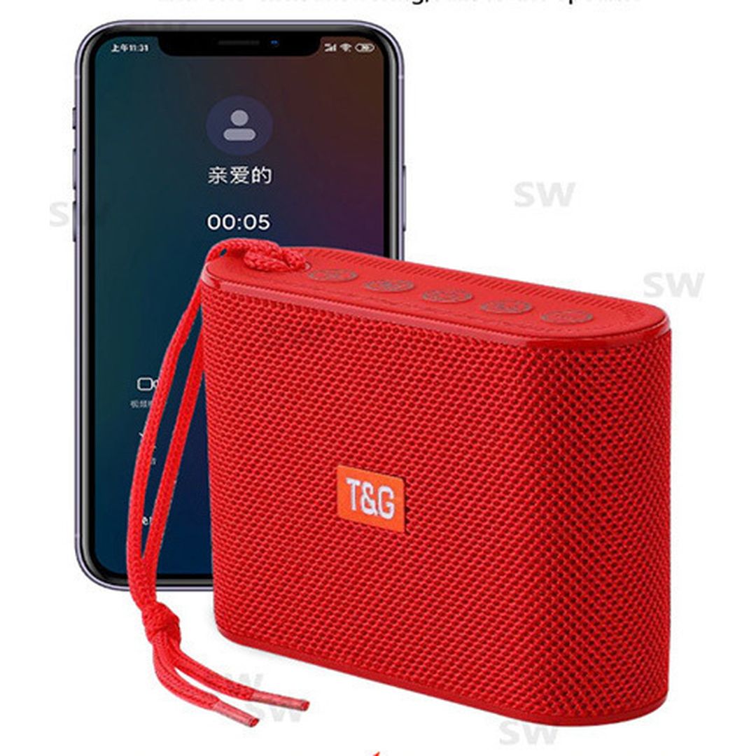 T&G TG-185 TG-185 Ηχείο Bluetooth 10W με Ραδιόφωνο Κόκκινο