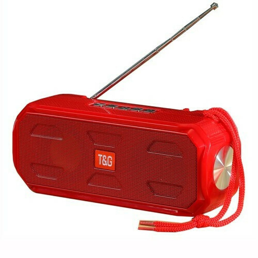 T&G TG-280 Ηχείο Bluetooth 5W με Ραδιόφωνο και Διάρκεια Μπαταρίας έως 4 ώρες Κόκκινο