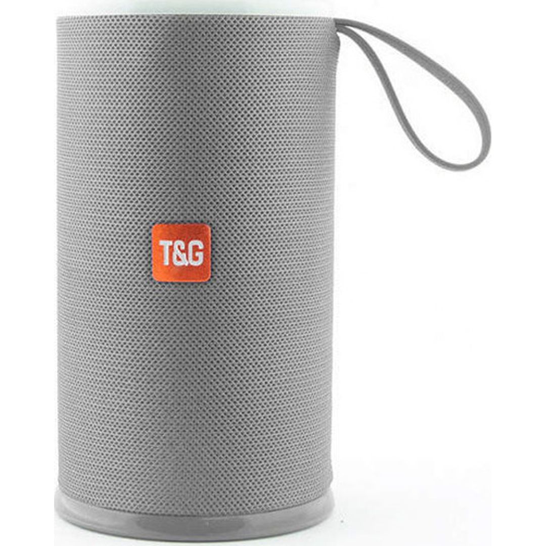 T&G TG-512 Ηχείο Bluetooth 10W με Ραδιόφωνο Γκρι