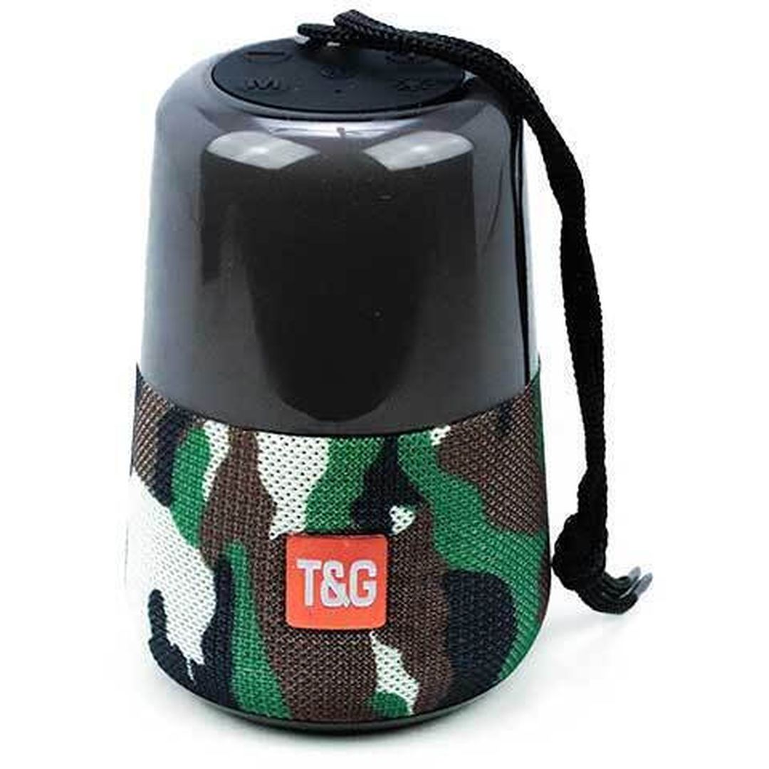 T&G TG168 Ηχείο Bluetooth 5W με Ραδιόφωνο Army Green