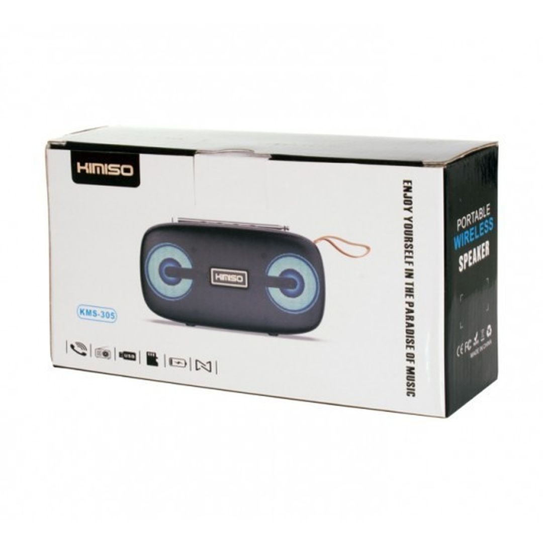 Kimiso KMS-305 Ηχείο Bluetooth 10W με Ραδιόφωνο και Διάρκεια Μπαταρίας έως 4 ώρες Πράσινο