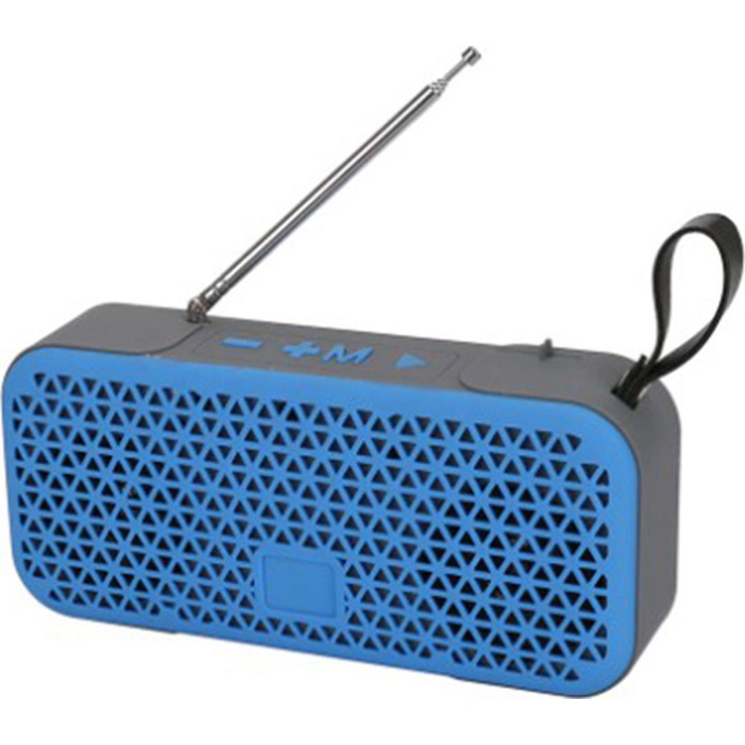 L8 Ηχείο Bluetooth 10W με Ραδιόφωνο Μπλε