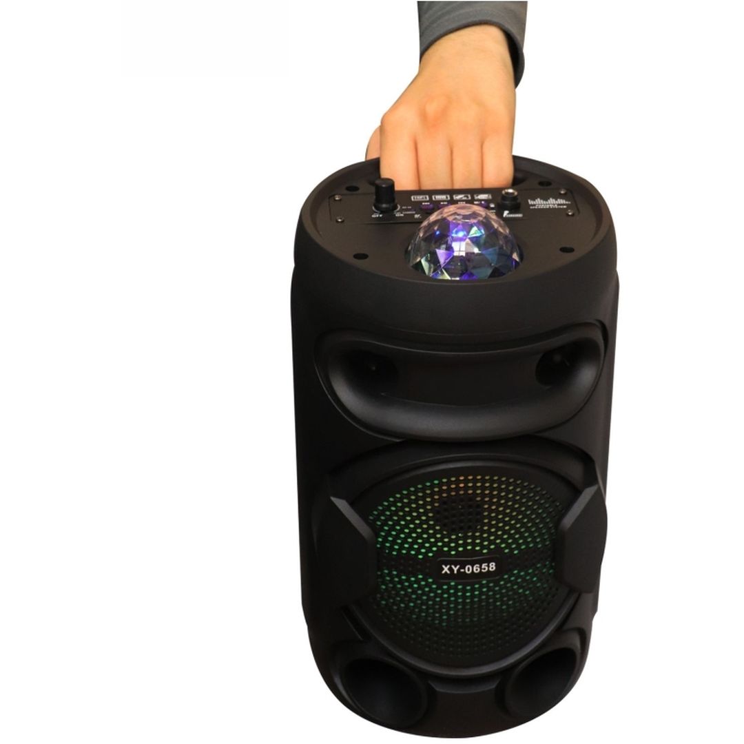 Ηχείο με λειτουργία Karaoke XY-0658 σε Μαύρο Χρώμα