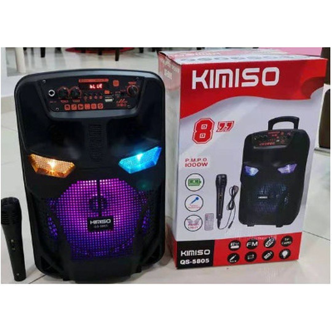 Σύστημα Karaoke με Ασύρματo Μικρόφωνo QS-5805 σε Μαύρο Χρώμα