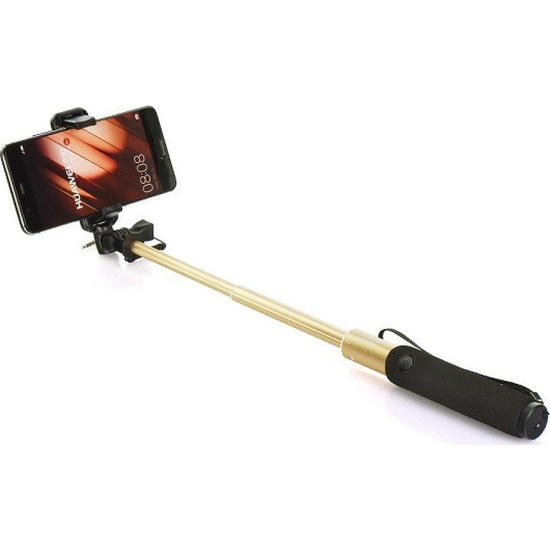 Remax P5 Selfie Stick με Καλώδιο 3.5mm Χρυσό