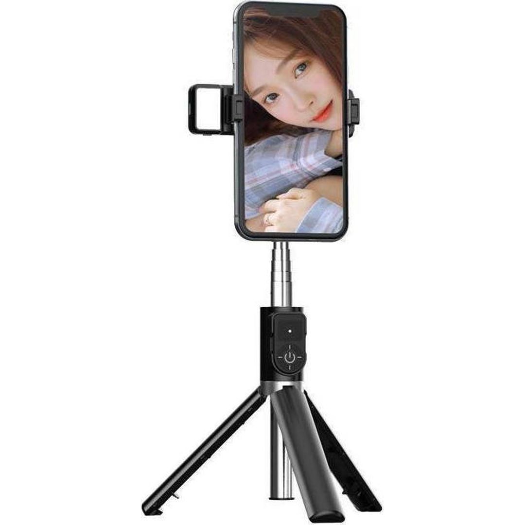 Proda PD-P70S-1 Selfie Stick Τρίποδο Κινητού με Bluetooth Μαύρο