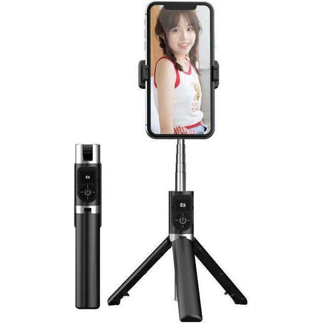 Proda PD-P70S Selfie Stick Τρίποδο Κινητού Μαύρο