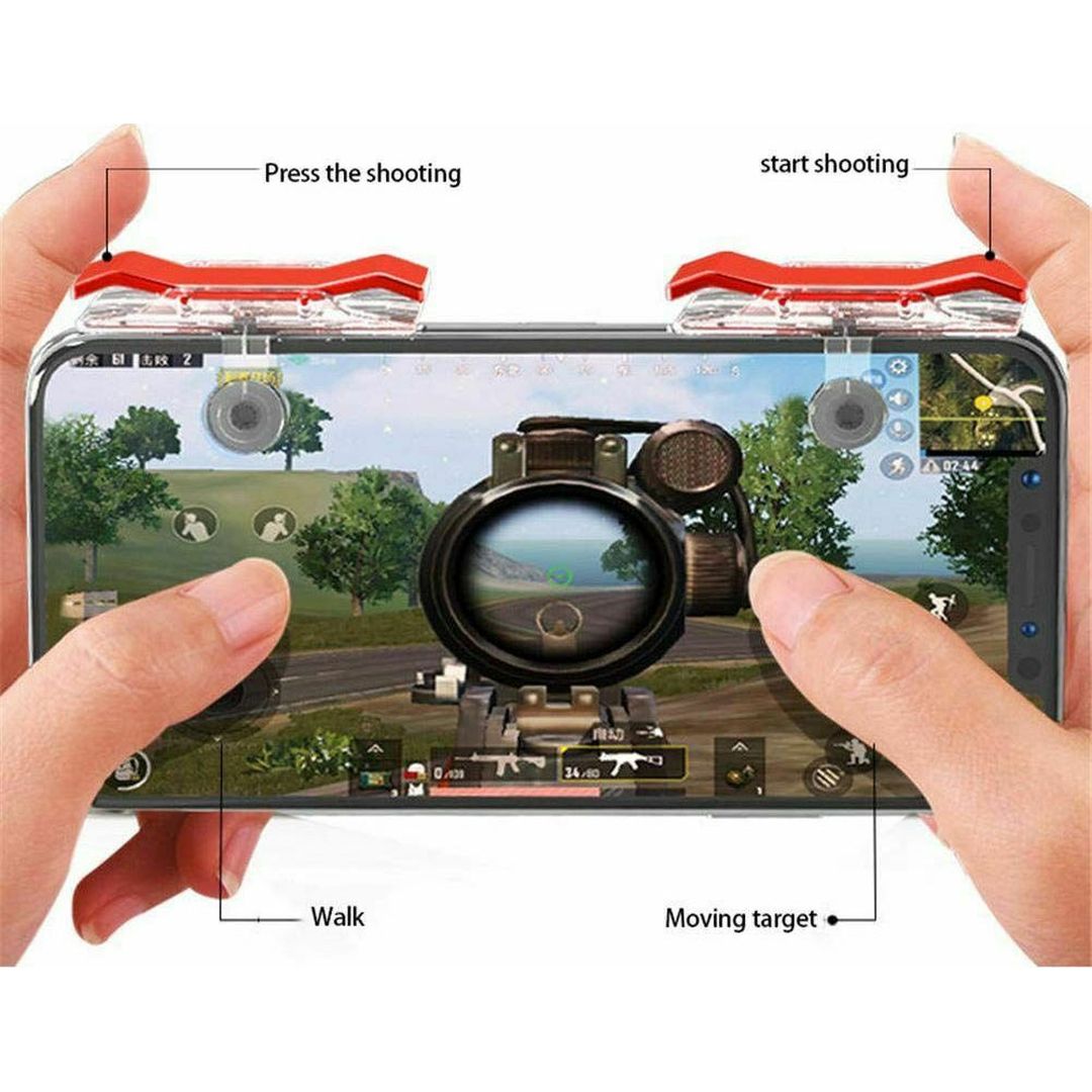 E9 Buttons Gamepad Ενσύρματο για Android / iOS Γκρι