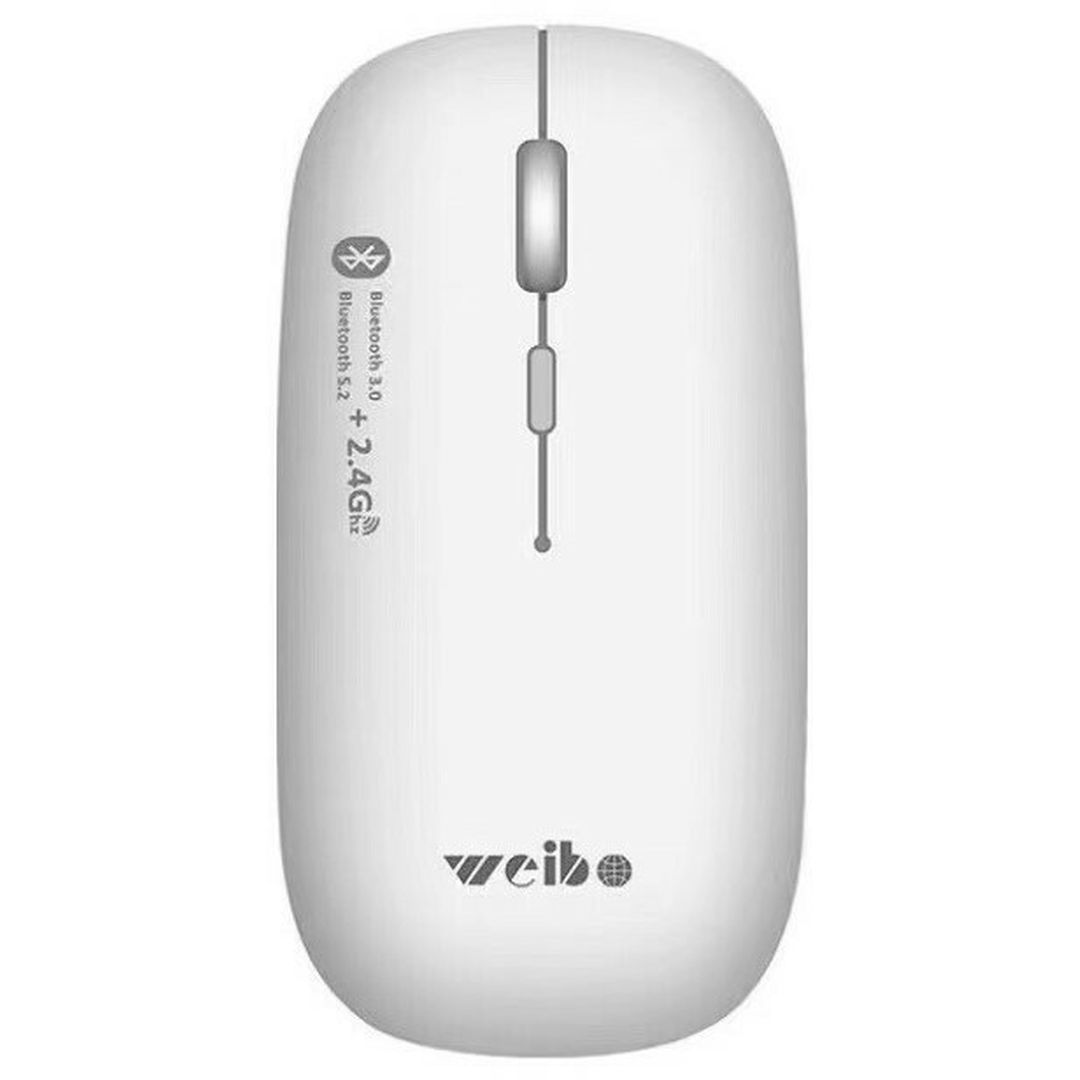Weibo RF-5005 Ασύρματο Bluetooth Ποντίκι Λευκό