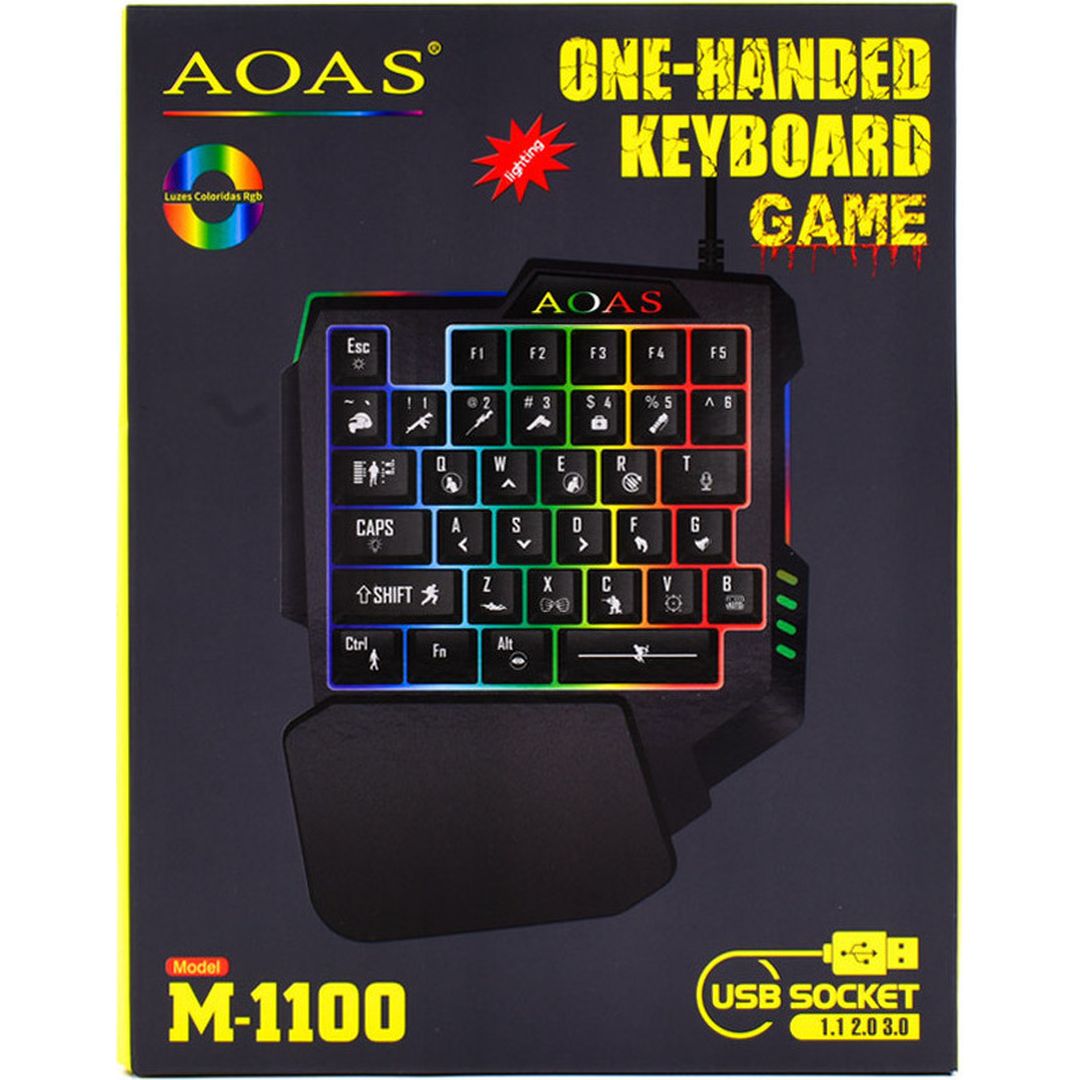 M-1100 Gaming KeyPad με Φωτιζόμενα πλήκτρα (Αγγλικό US)