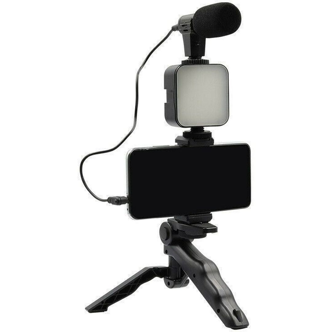 AY-49X Selfie Stick Τρίποδο Κινητού με Bluetooth Μαύρο