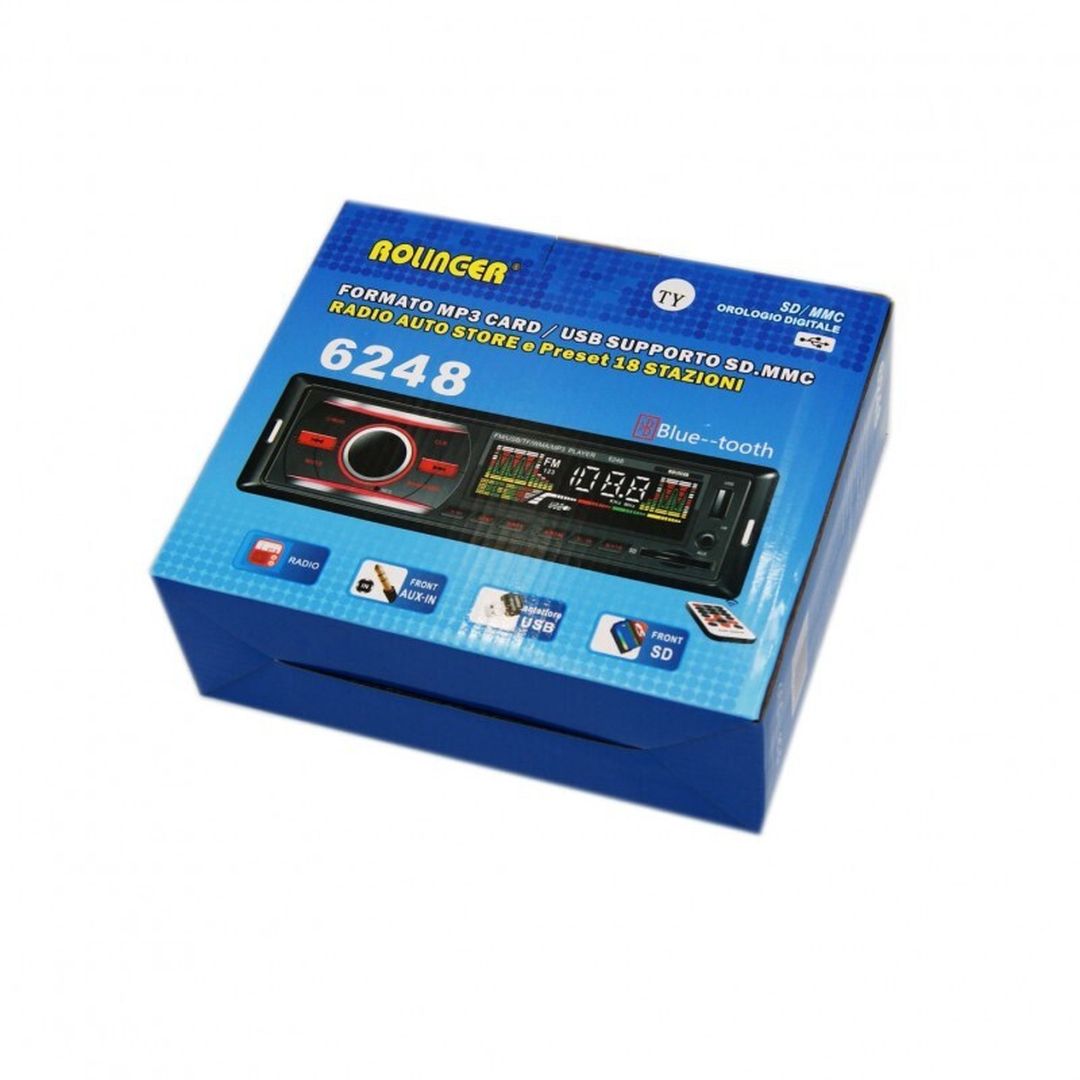 Rolinger 6248 Ηχοσύστημα Αυτοκινήτου Universal 1DIN (USB/AUX)
