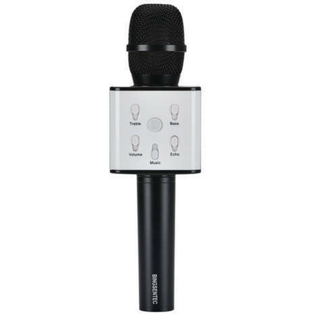 Ασύρματο Μικρόφωνο Karaoke Q7 Bluetooth σε Μαύρο Χρώμα