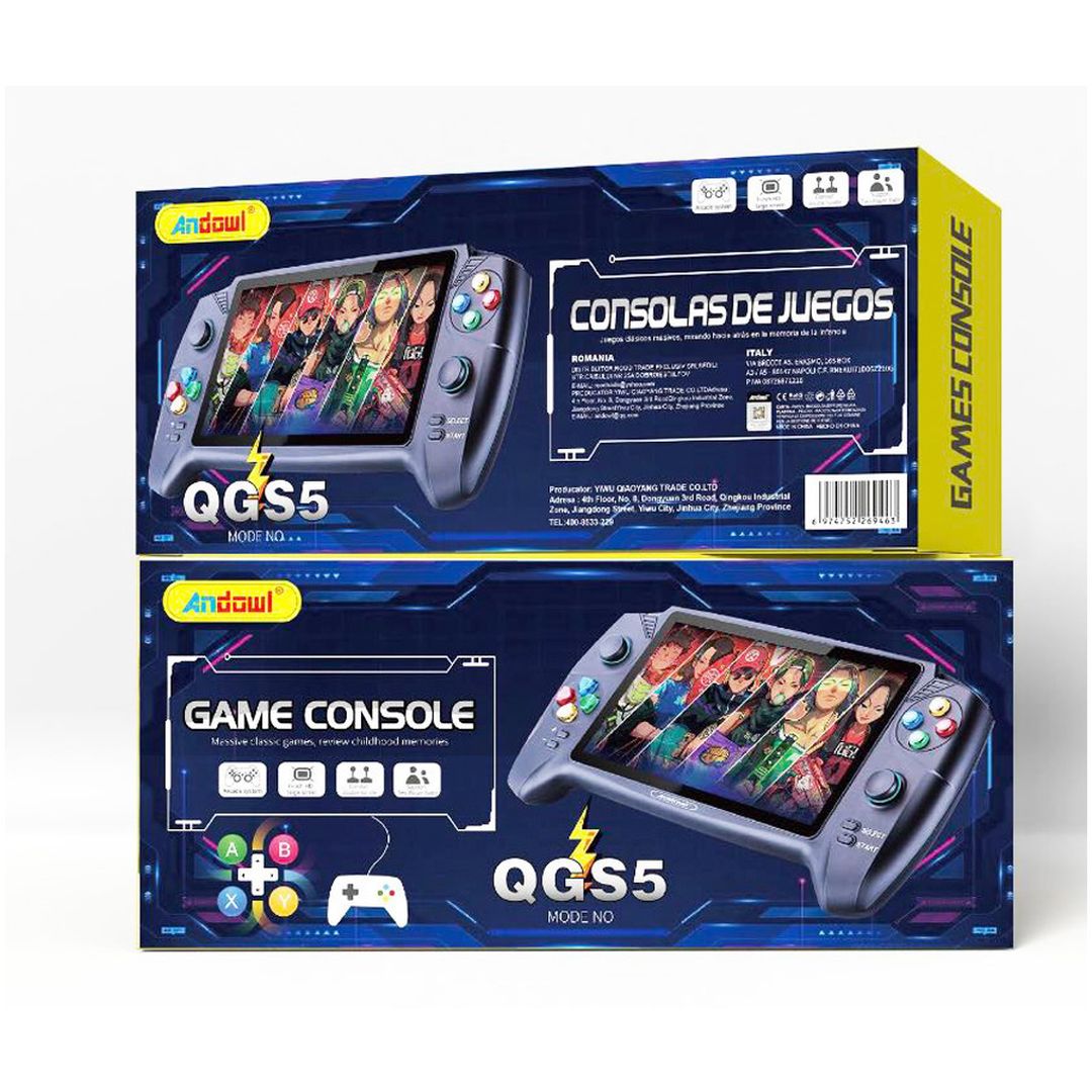 Andowl Ηλεκτρονική Παιδική Κονσόλα Χειρός Game Console Q-GS5