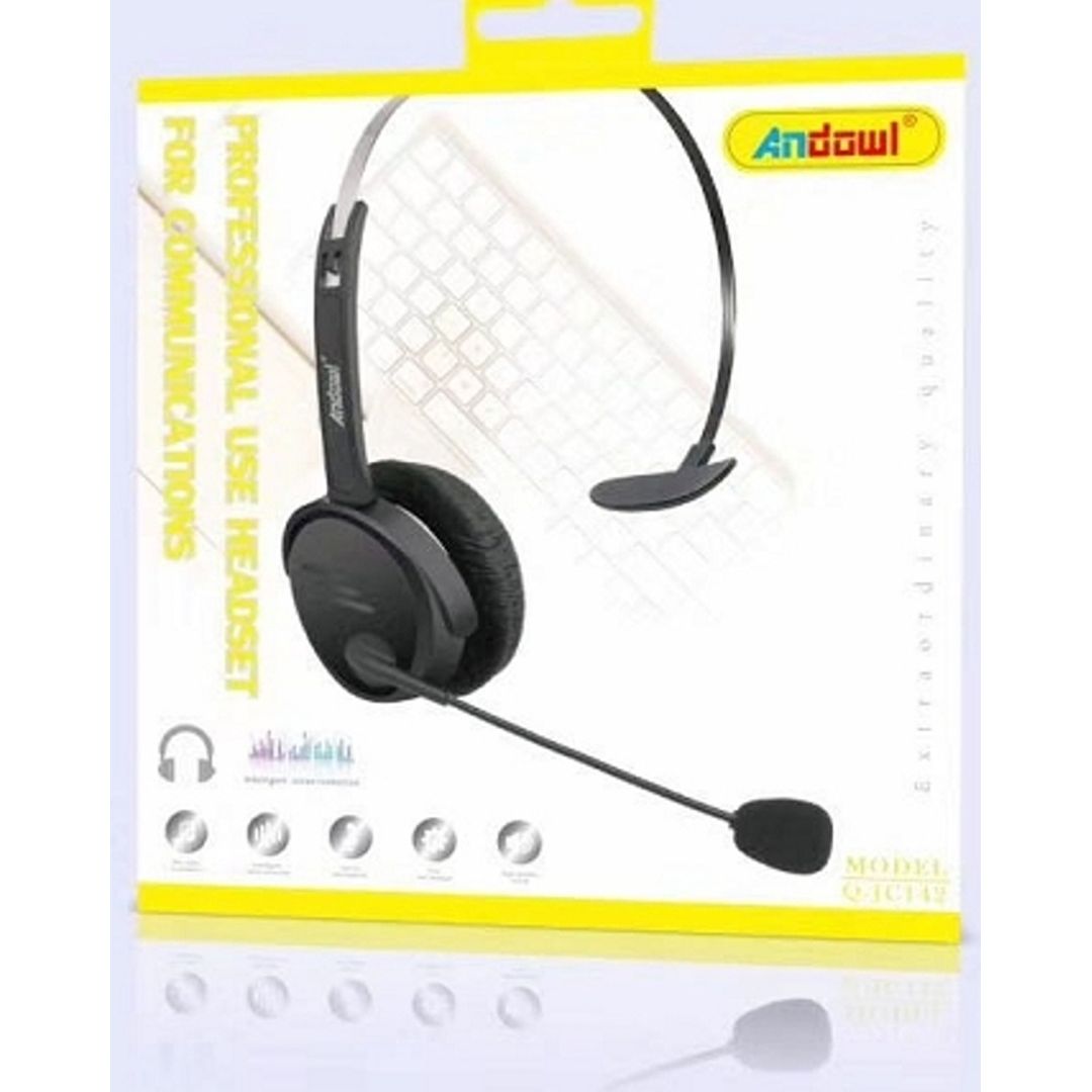 Andowl Q-JC142 On Ear Multimedia Ακουστικά με μικροφωνο και σύνδεση 3.5mm Jack