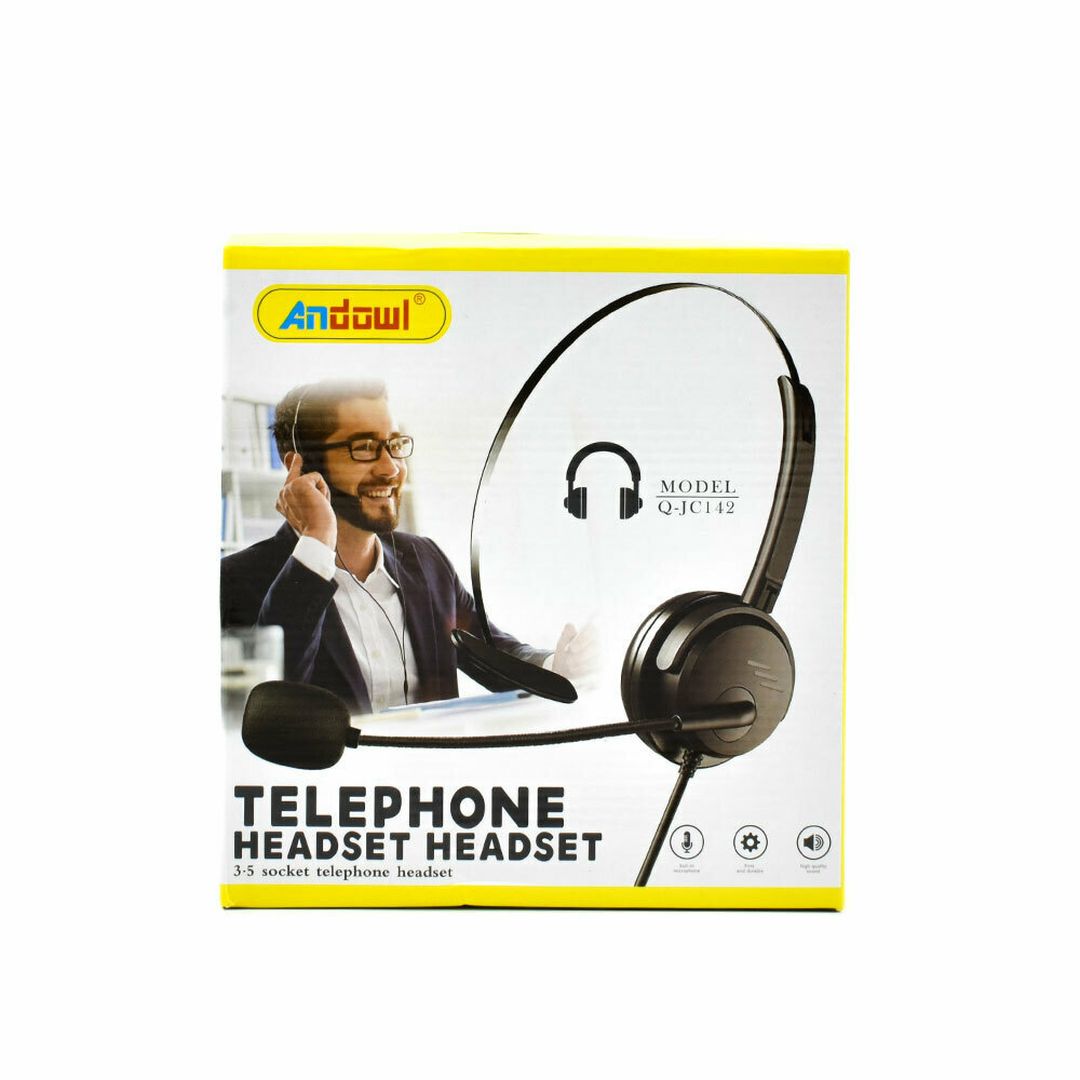 Andowl Q-JC142 On Ear Multimedia Ακουστικά με μικροφωνο και σύνδεση 3.5mm Jack