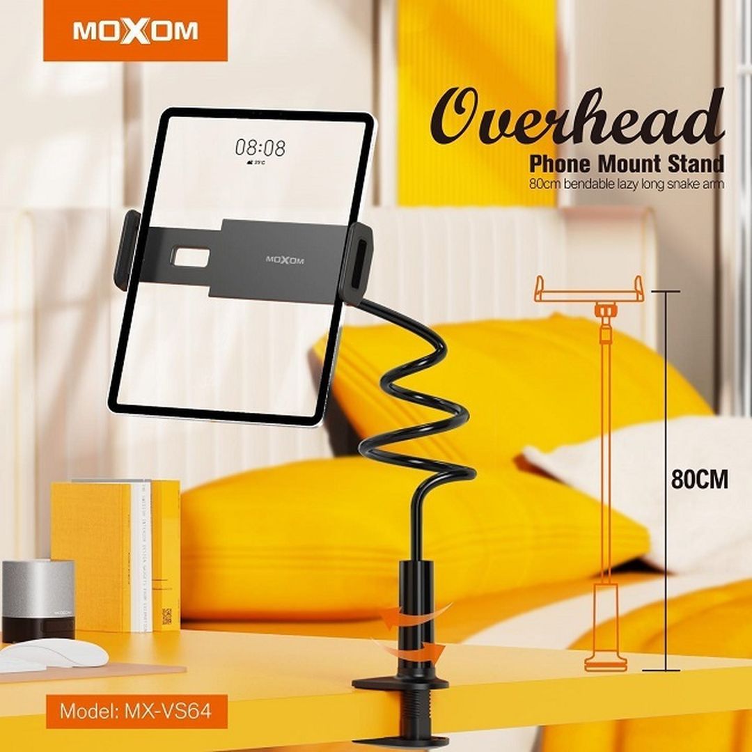 Moxom MX-VS64 Βάση Tablet με Βραχίονα σε Μαύρο χρώμα