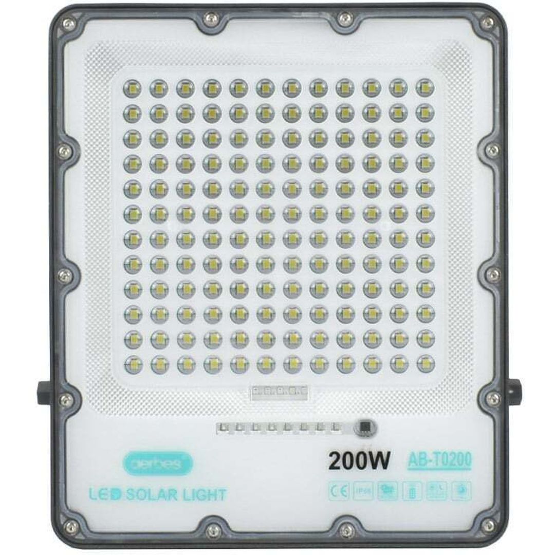 Aerbes Ηλιακός Προβολέας LED 200W με Τηλεχειριστήριο AB-T0200