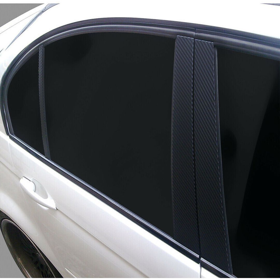 Διακοσμητική Προστατευτική Αυτοκόλλητη Ταινία Αυτοκινήτου Carbon 10x180cm σε Μαύρο Χρώμα CD-076
