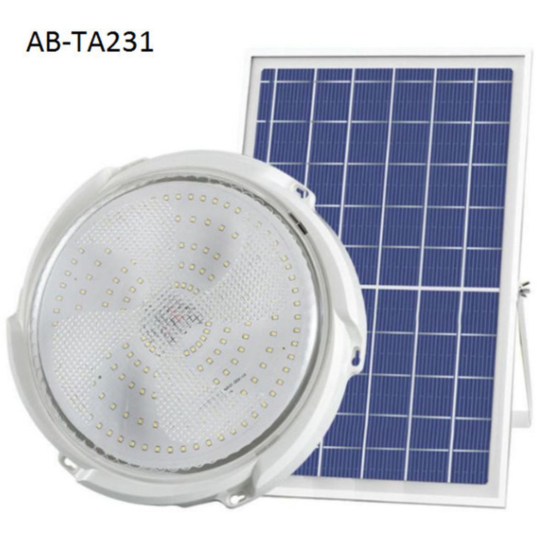 Aerbes Aerbes Επιτοίχιο Ηλιακό Φωτιστικό 400W Ψυχρό Λευκό 6500K με Τηλεχειριστήριο IP54 AB-TA231